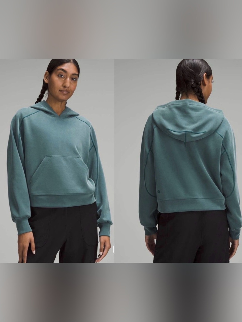 Lululemon Softstreme Hoodie Storm Teal Size 10